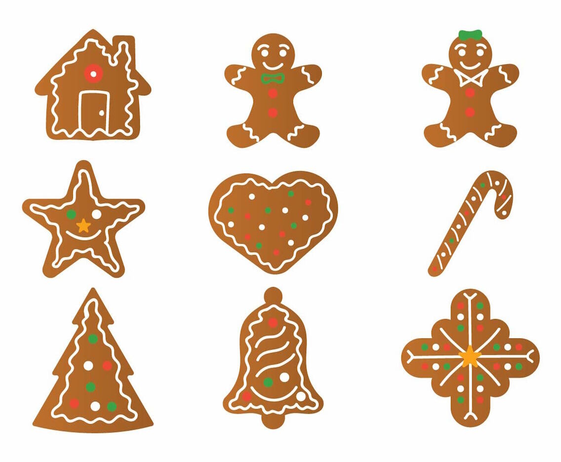 Lebkuchen Icon Set