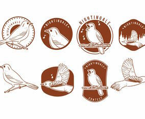 Nightingale Badges Set