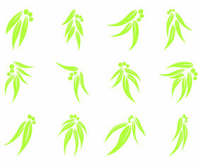 Free Eucalyptus Leaf Logo Vector