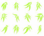 Free Eucalyptus Leaf Logo Vector