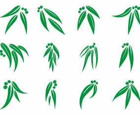 Free Eucalyptus Leaf Logo Vector
