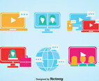 Webinar Flat Icons