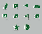 Vector Pakistan Flag Pack