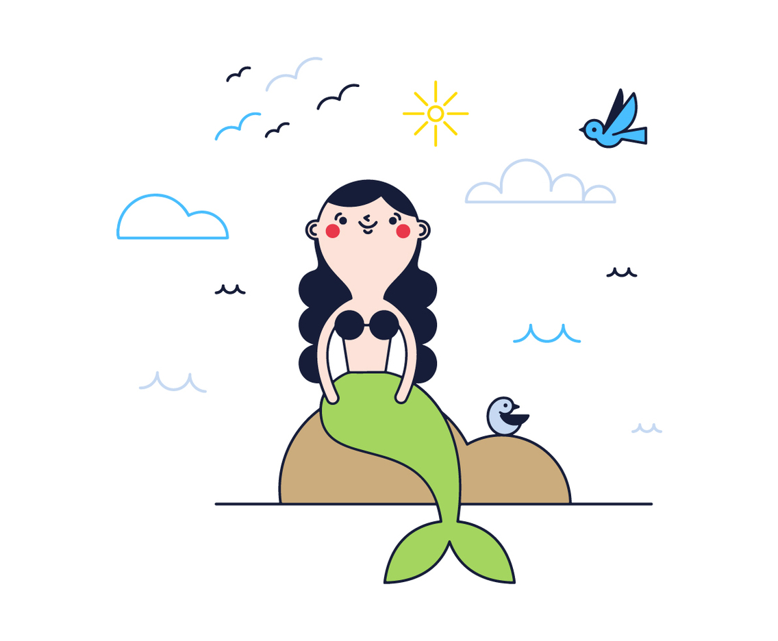 Free Mermaid Vector