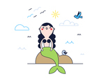 Free Mermaid Vector
