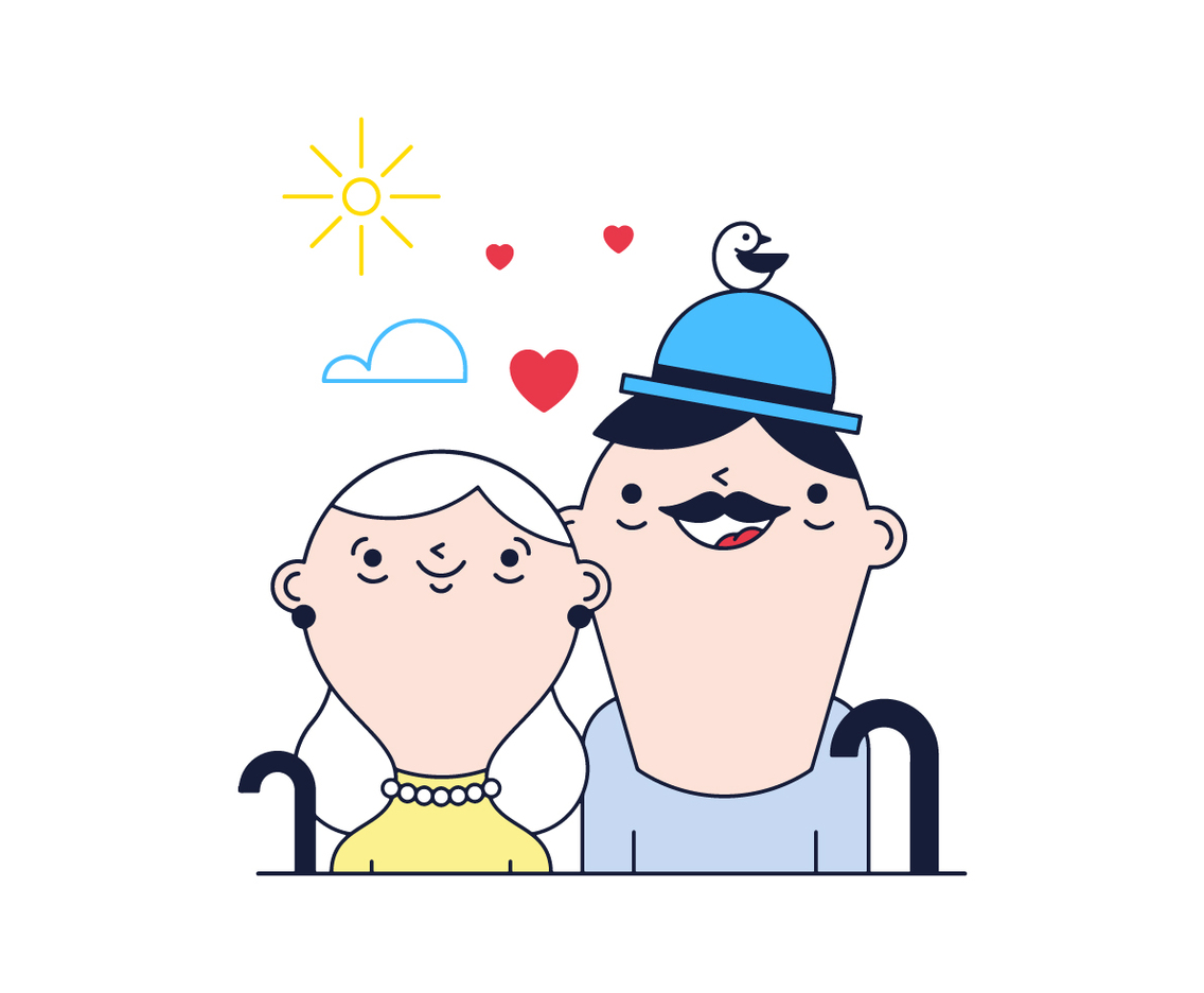 Free Grandparents Vector