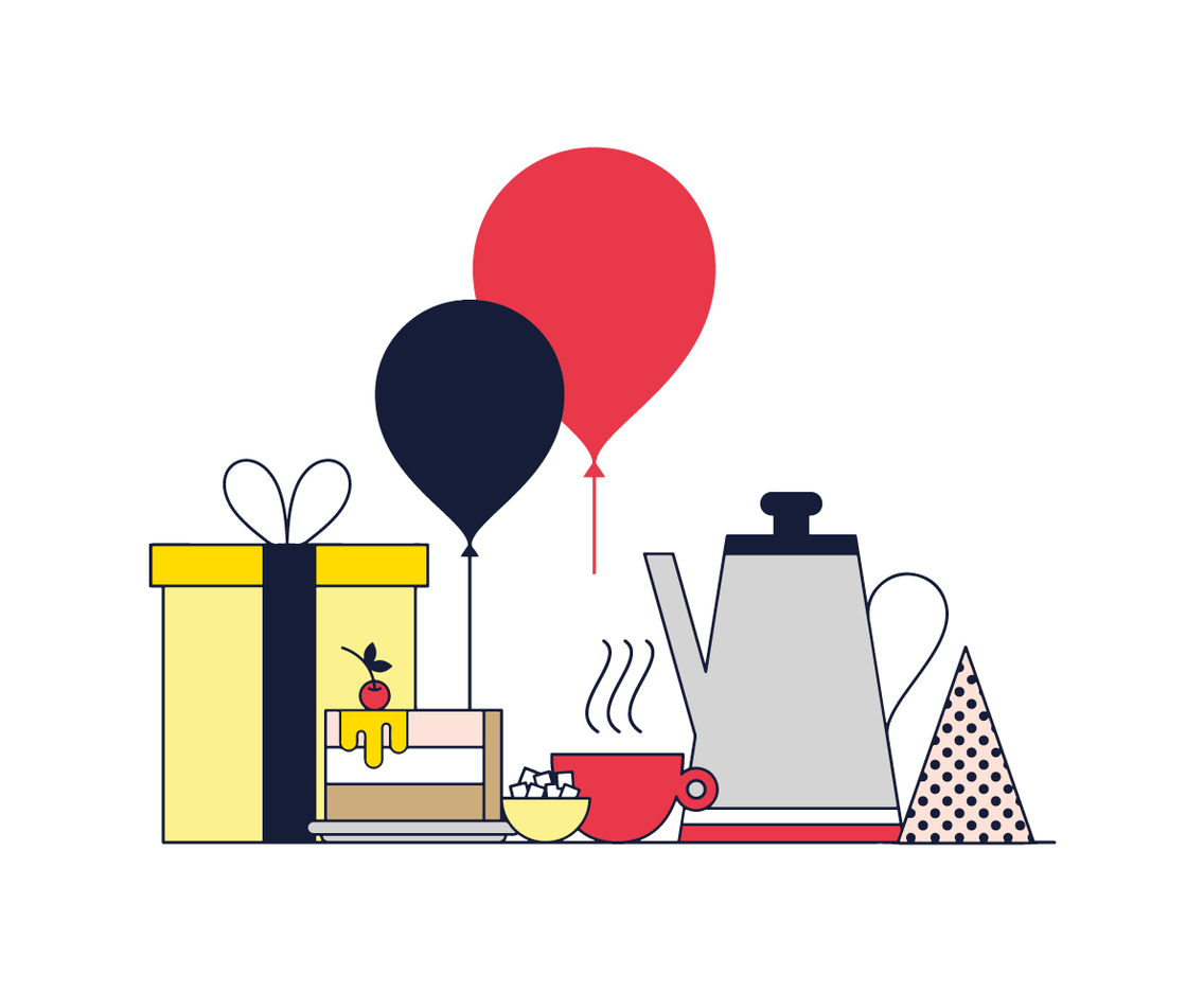 Free Cake Party Vector