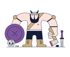 Free Barbarian Vector
