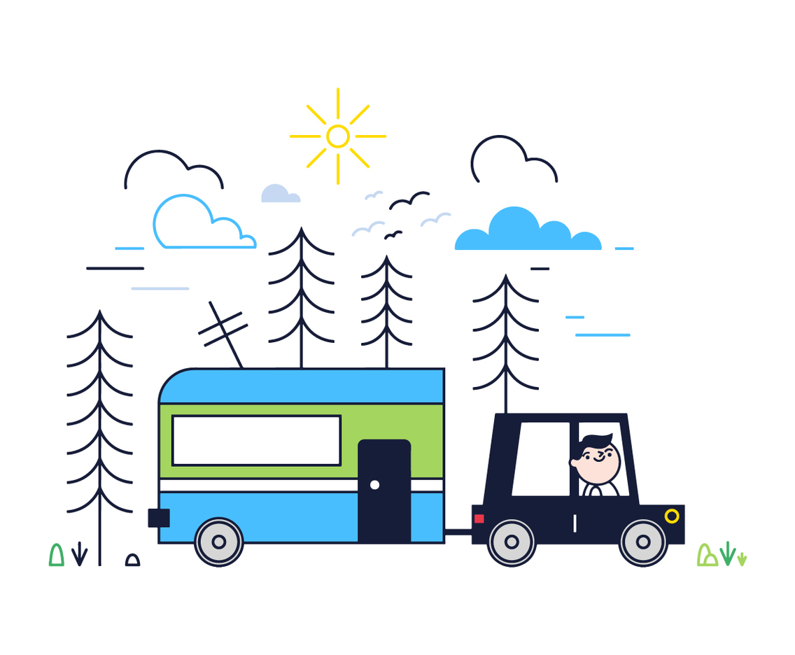 Free Vw Camper Vector