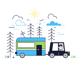 Free Vw Camper Vector