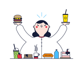 Free Fat Woman Vector