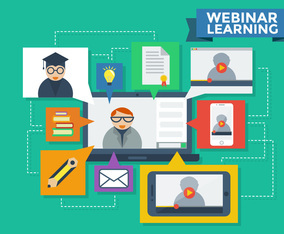 Webinar Learning Infographic Vector