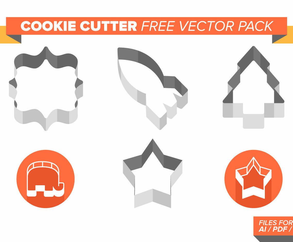 Cookie Cutter Free Vector Pack