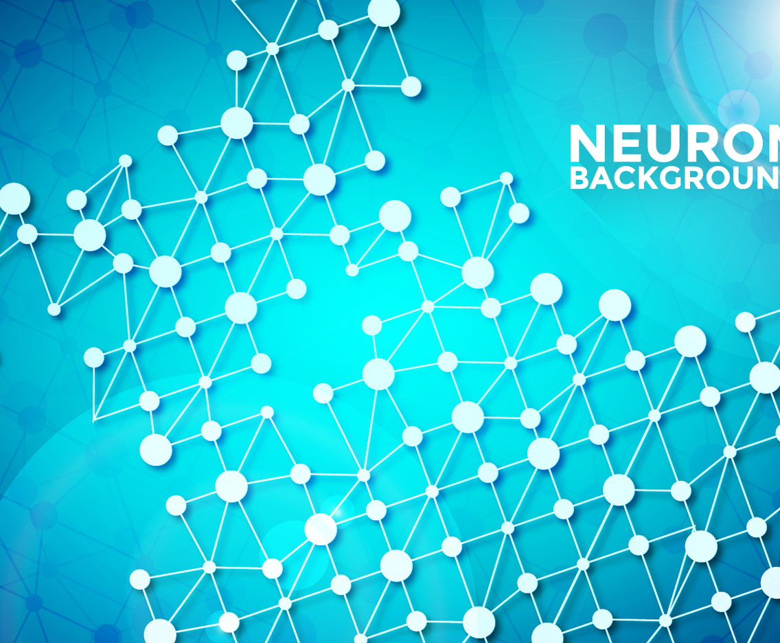 Neuron Background Vector Template