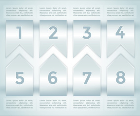 Bullet Points Infographics Elements Vector 2