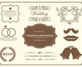 Free Wedding Ornament Vectors