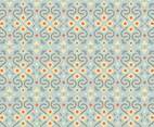 Floral Mosaic Pattern Background