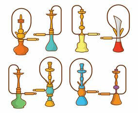 Nargile Icon Set