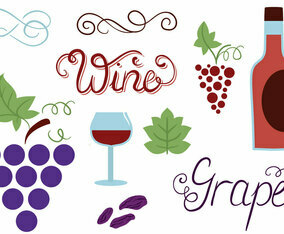 Free Grapes Vectors