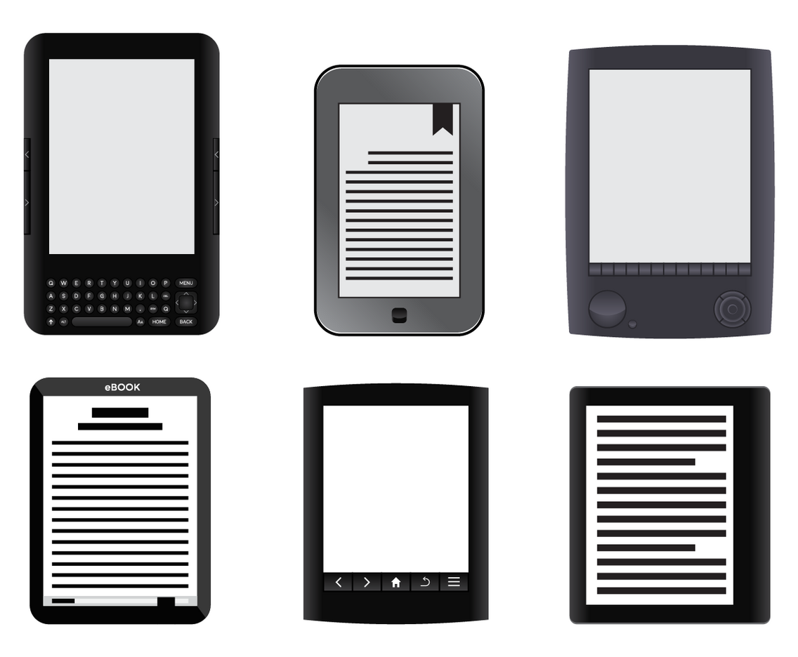 Free Realistic Ereader Vector