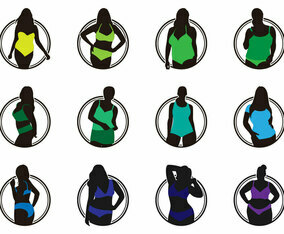 Fashion Lingerie Logo Vector Pack