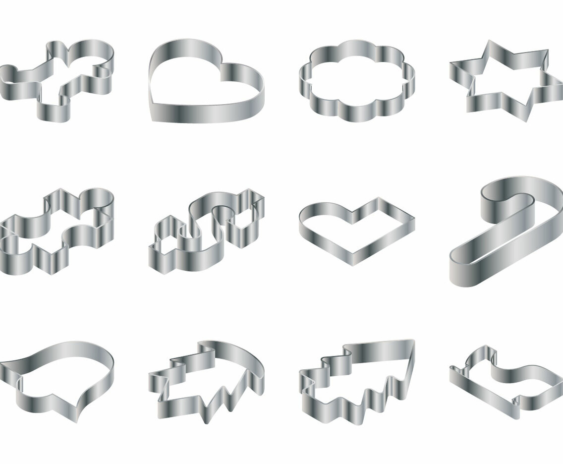 Cookie Cutter Vector Pack