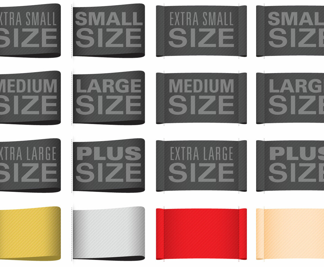 Clothes Size Labels