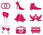 Set Of Wedding Icon