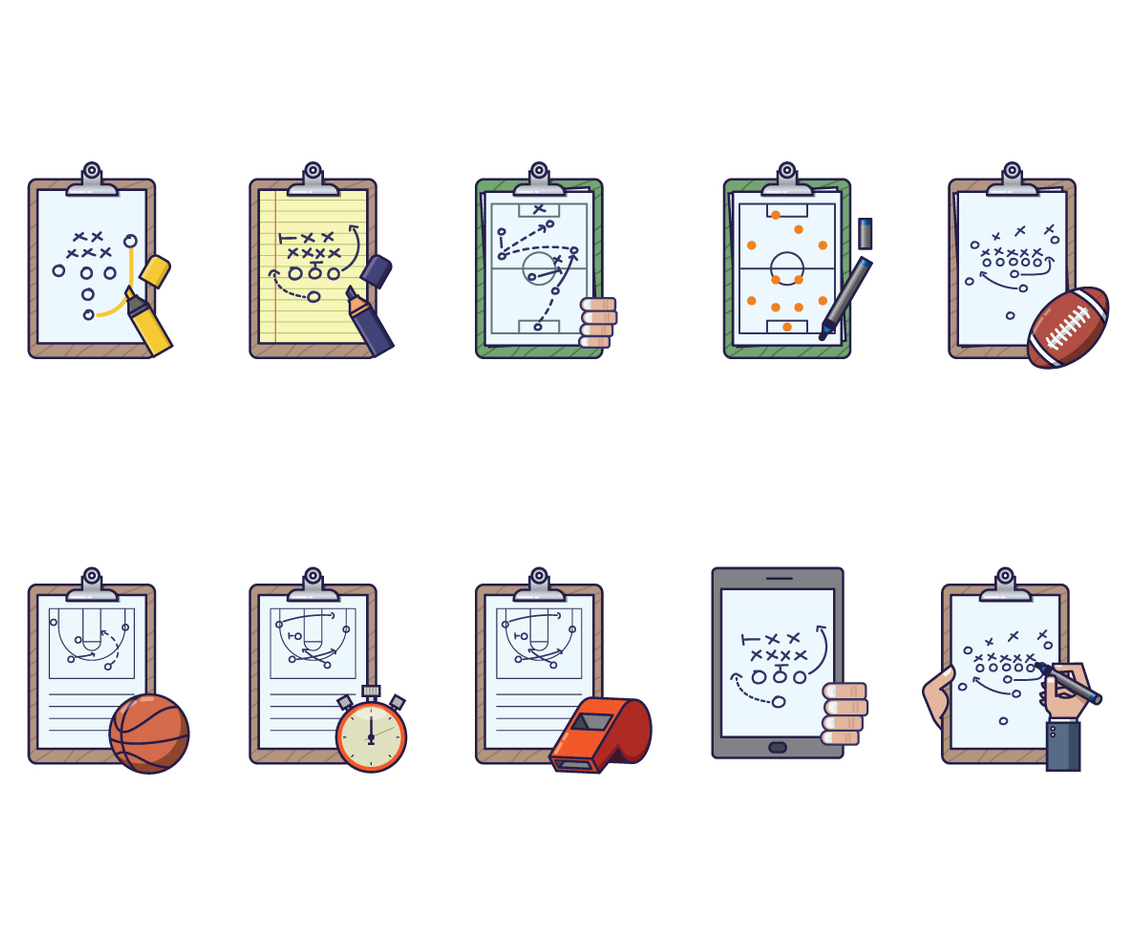 Free Playbook Vectors