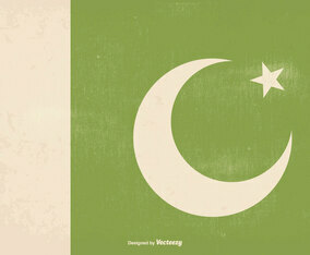 Awesome Retro Old Pakistan Flag