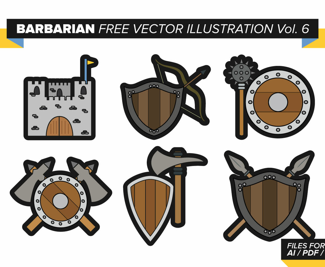 Barbarian Free Vector Pack Vol. 6