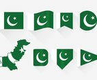 Pakistan Flag Set