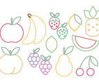 Vector Fruits Set