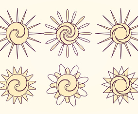 Vector Sun Collection