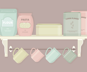 Kitchen Elements Vector Set