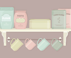 Kitchen Elements Vector Set