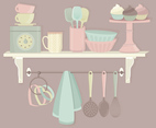 Kitchen Elements Vector Set