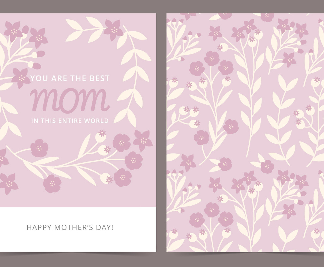 Vector Mother's Day Card