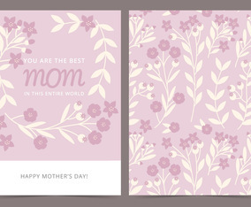 Vector Mother's Day Card