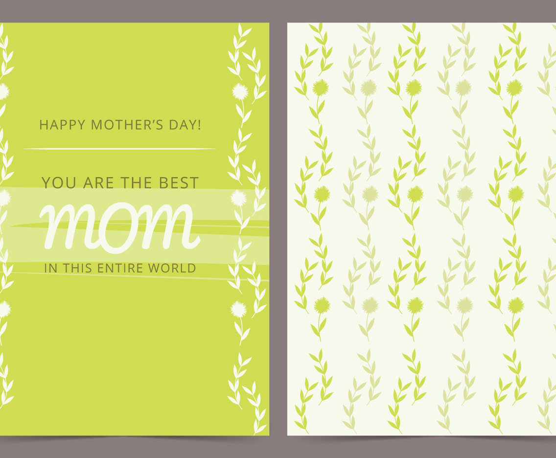 Vector Mother's Day Card