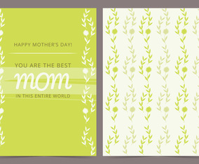 Vector Mother's Day Card