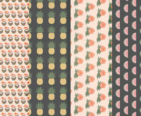 Vector Hawaii Pattern Set