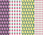 Vector Fruit Pattern Set