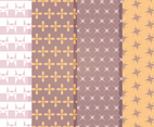 Vector Decorative Star Pattern Set