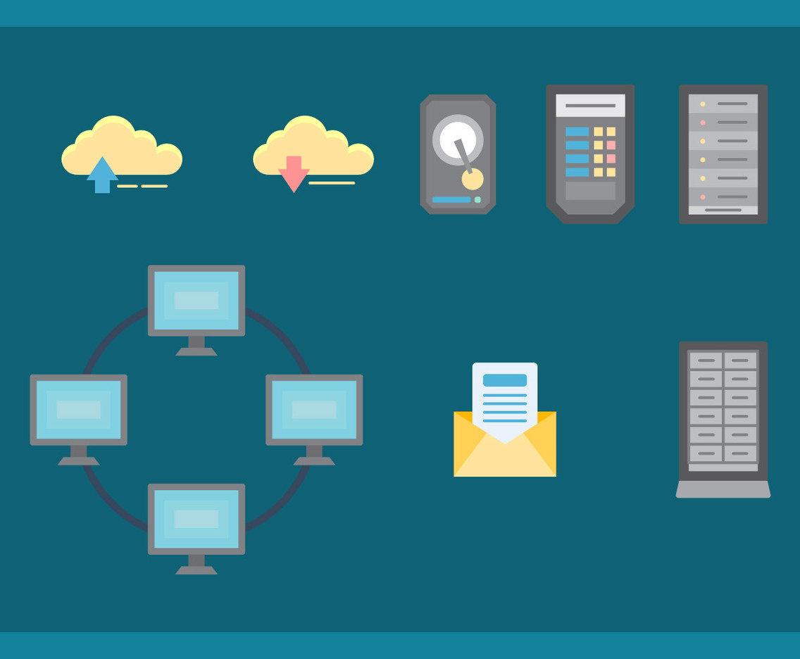 Free Server Rack Vector Graphic 6