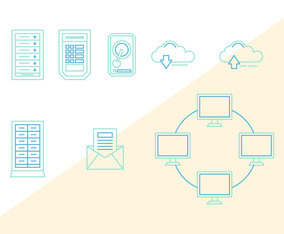 Free Server Rack Vector Graphic 5