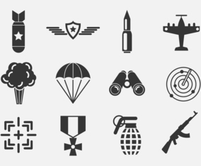 Free World War Vector Icons