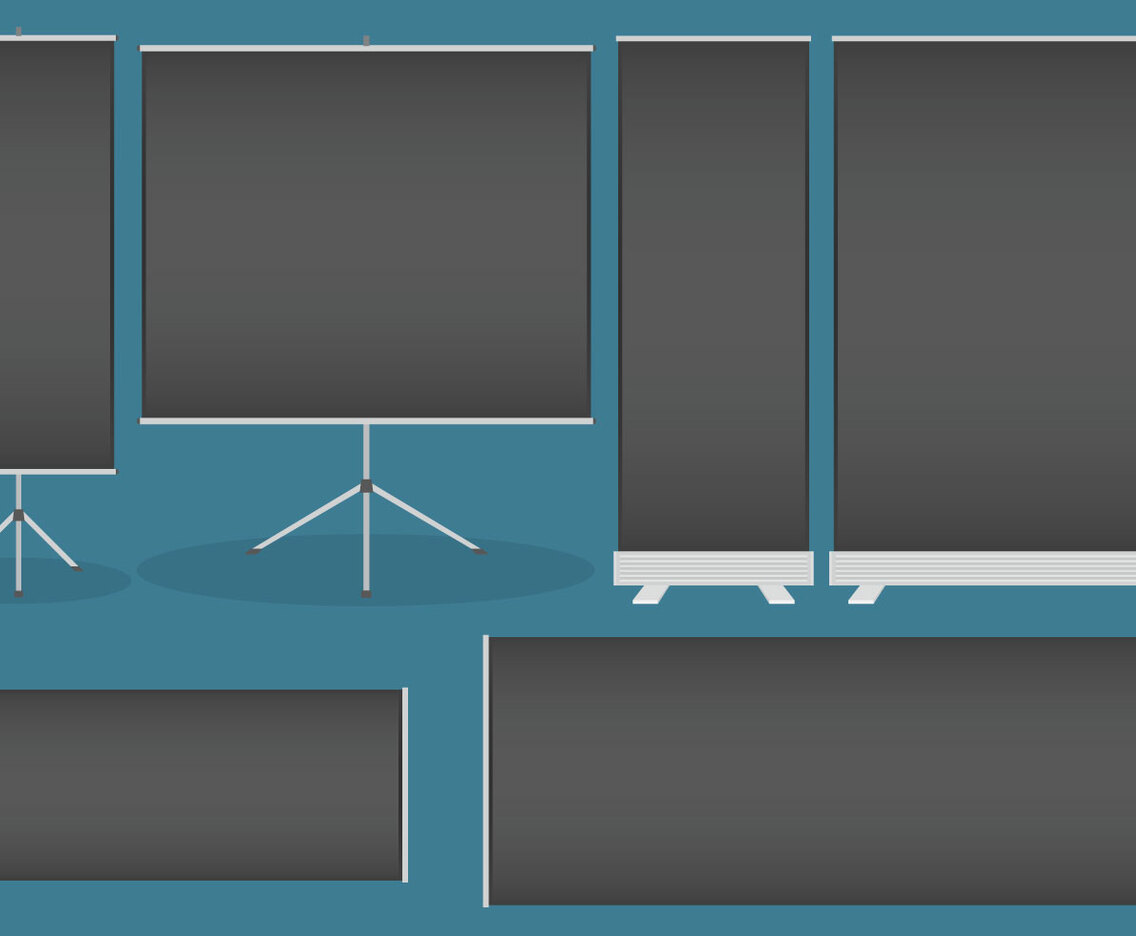 Black Roll Up Displays