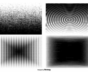 Degraded Haltone Texture Set