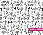 Eucharist Handrawn Pattern